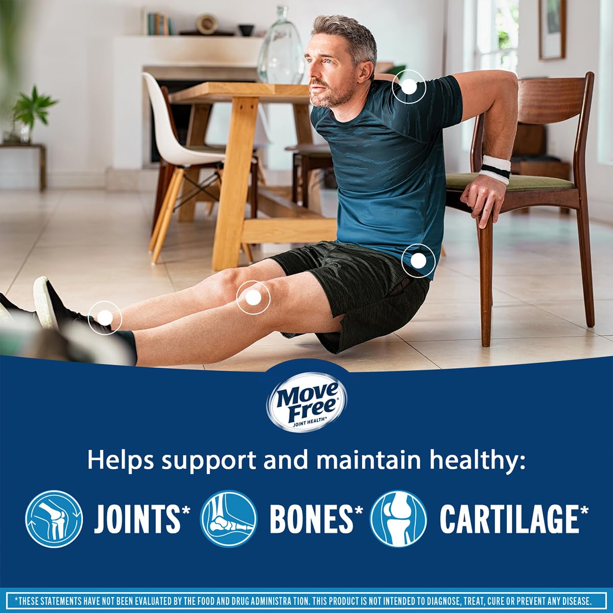 Move Free Advanced Glucosamine Chondroitin MSM Joint Support - 120 Tablets - image 8