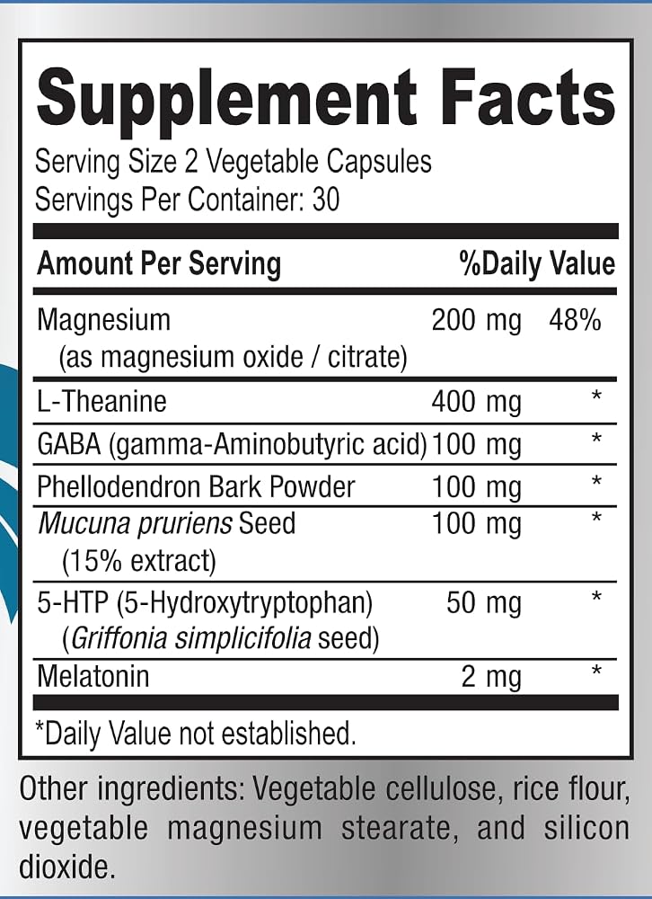YUMMYVITE Natural Calm Sleep Aid - 60 Capsules - image 8