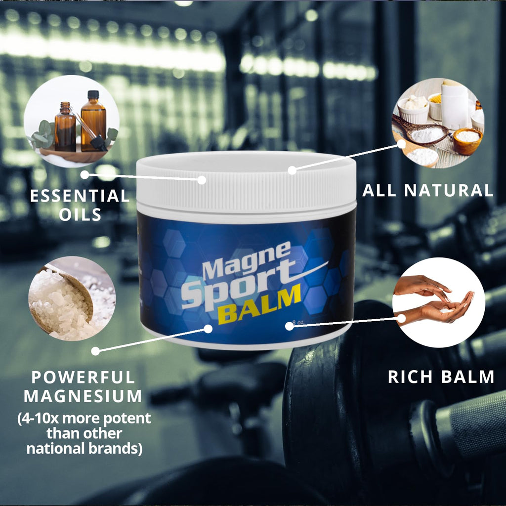 MG12 MagneSport Topical Magnesium Balm - 8 oz Jar - image 4