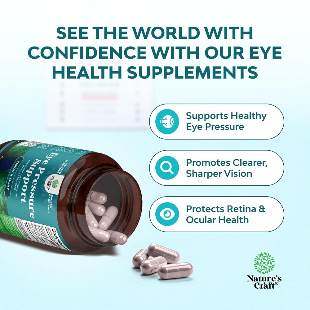 Natures Craft Eye Pressure Support with Bilberry Extract