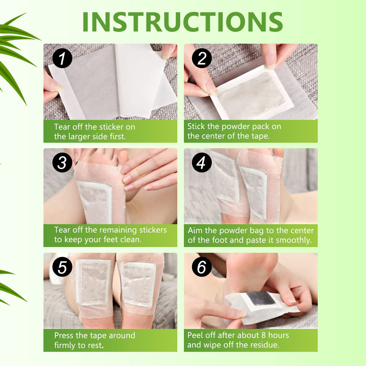 Sea-Maid Foot Pads with Bamboo Vinegar & Ginger - 30 Pack - image 6