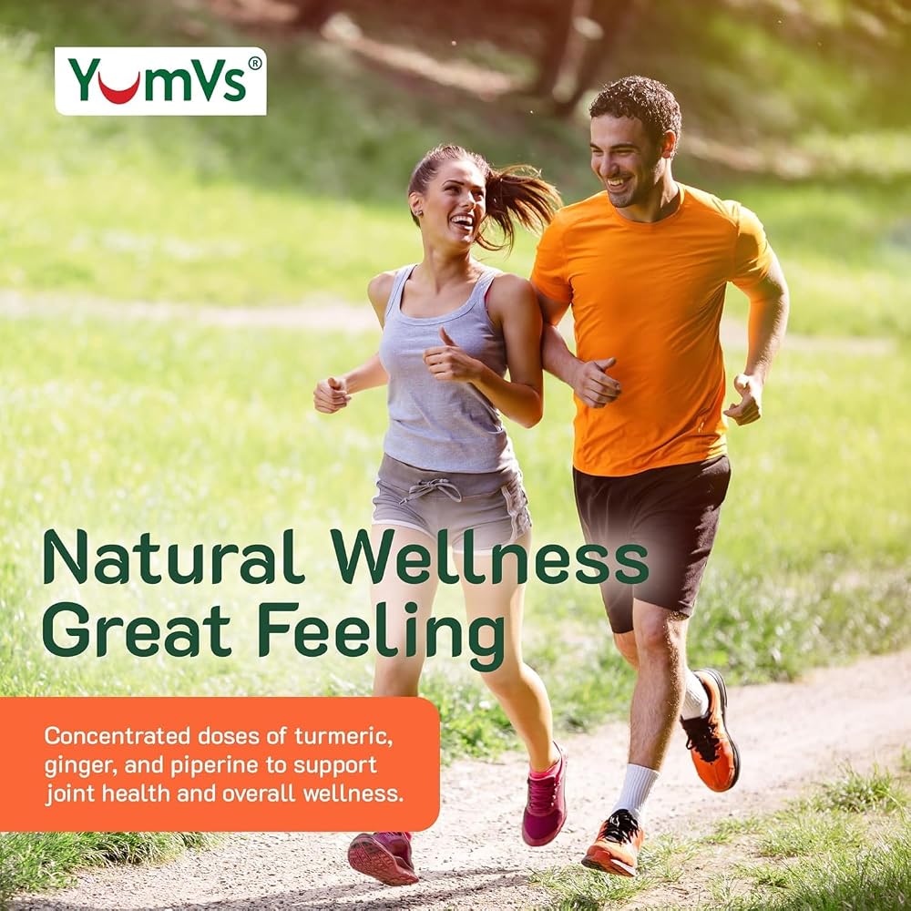 YUM-V'S YumV's Turmeric Gummies with Ginger and Piperine - Peach