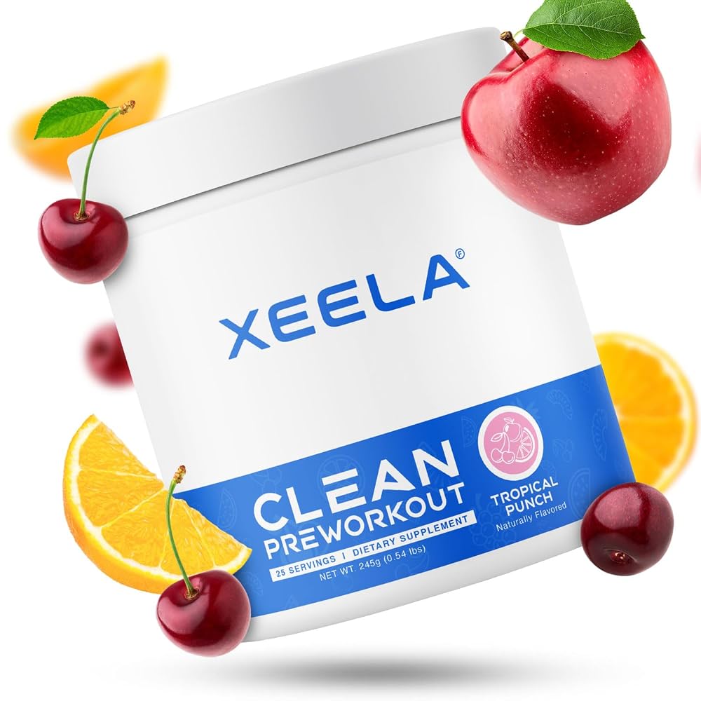 XEELA Pre Workout Powder - Clean & Tested - Jitter Free