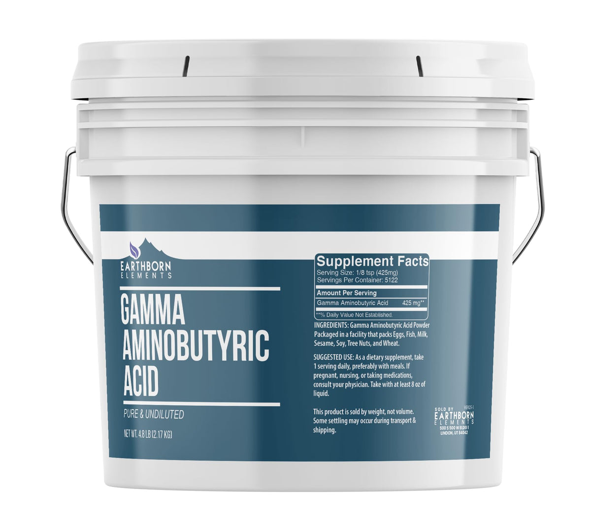 Earthborn Elements GABA Powder - 4.8 Pound