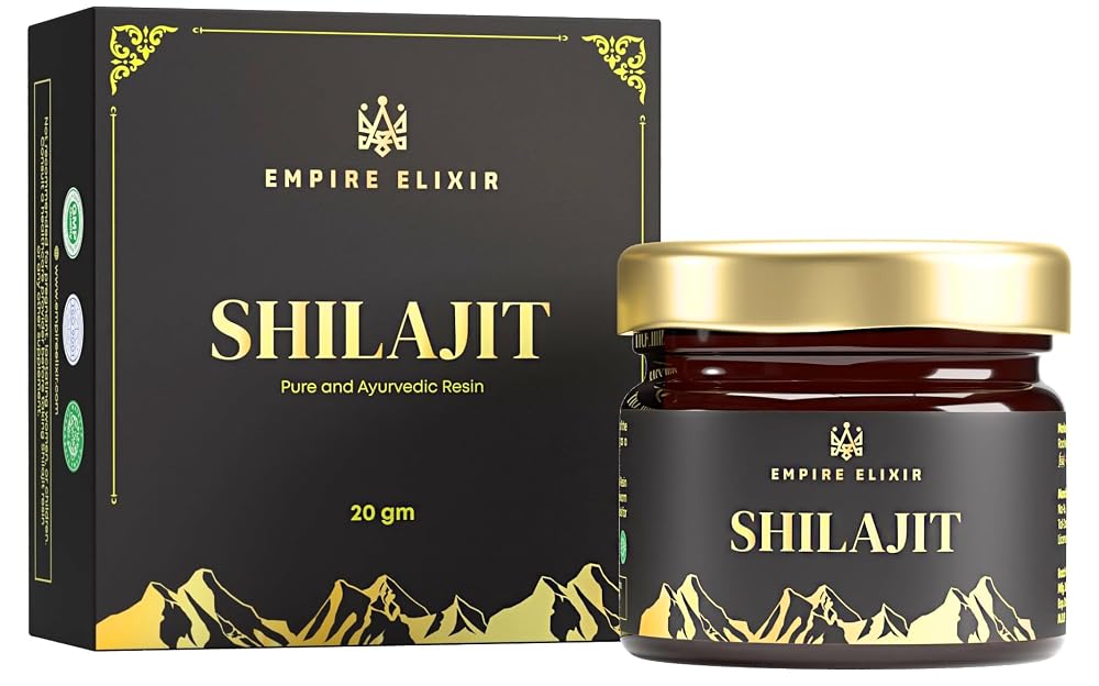 Empire Elixir Shilajit Resin Pure Himalayan - 20g Jar