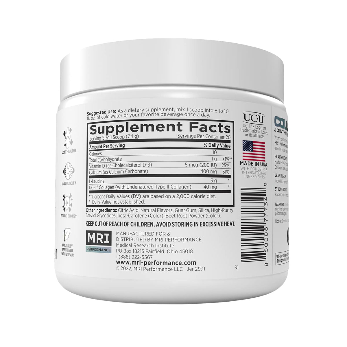 MRI Collagen Peptides Joint & Bone Support Type I & III - Powder - image 5