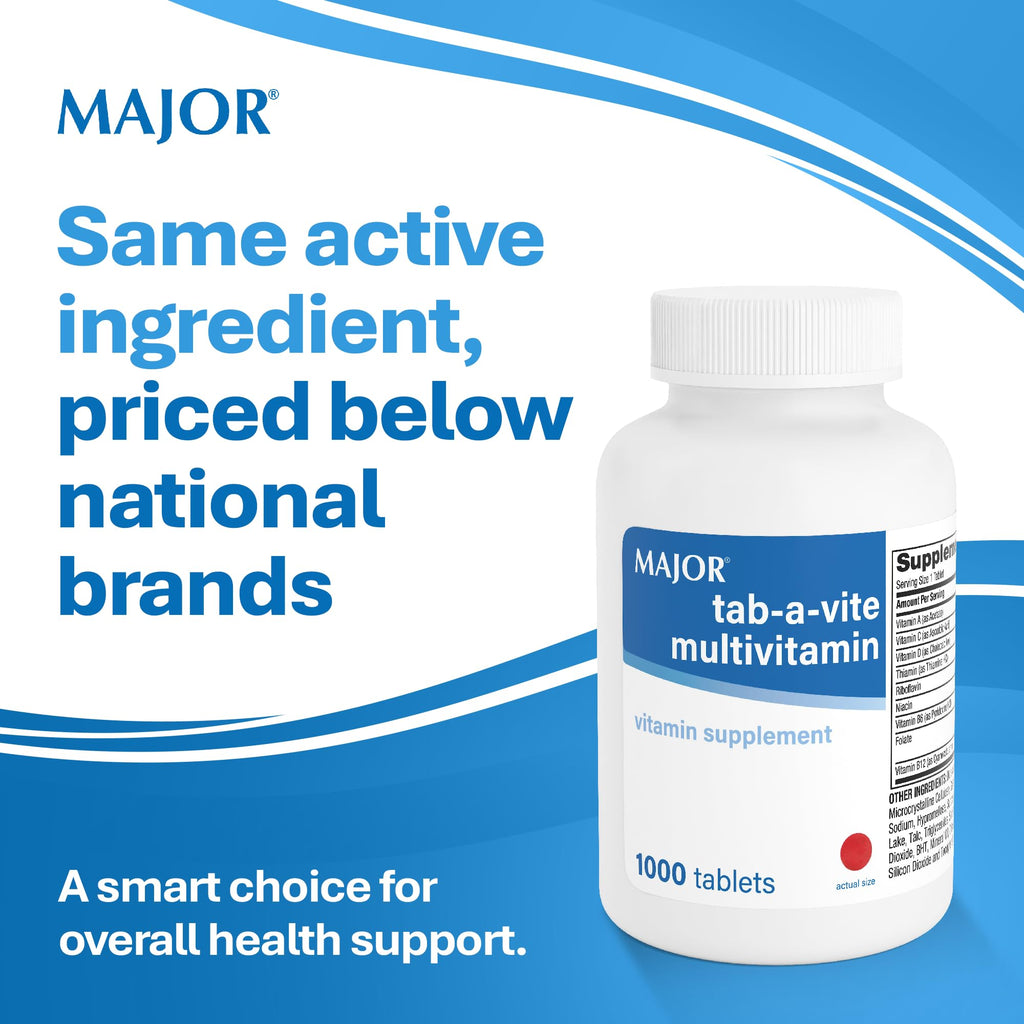 MAJOR Tab-A-Vite Multivitamin Tablets - 1000 Count - image 2