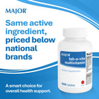 MAJOR Tab-A-Vite Multivitamin Tablets - 1000 Count - image 2