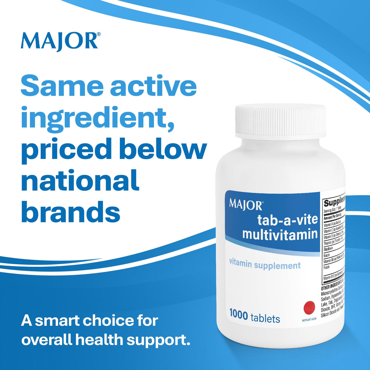 MAJOR Tab-A-Vite Multivitamin Tablets - 1000 Count - image 2