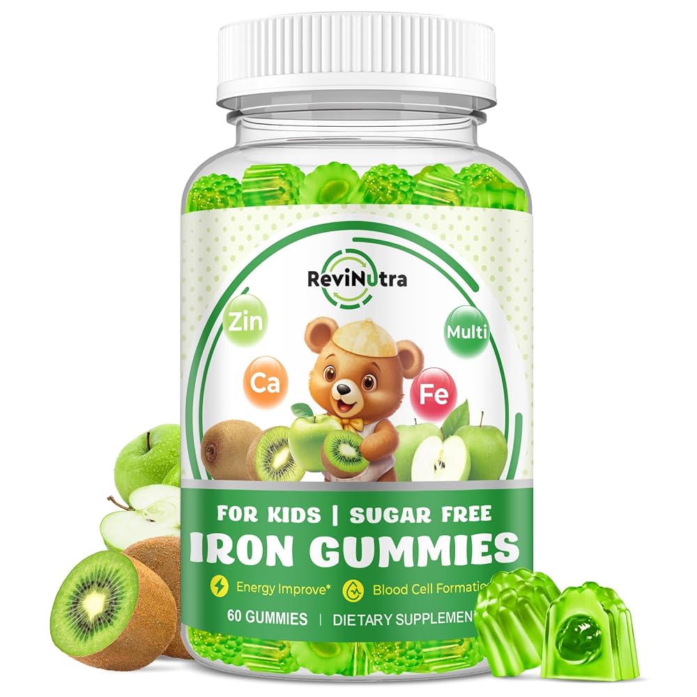 ReviNutra Iron Supplement Gummies for Kids