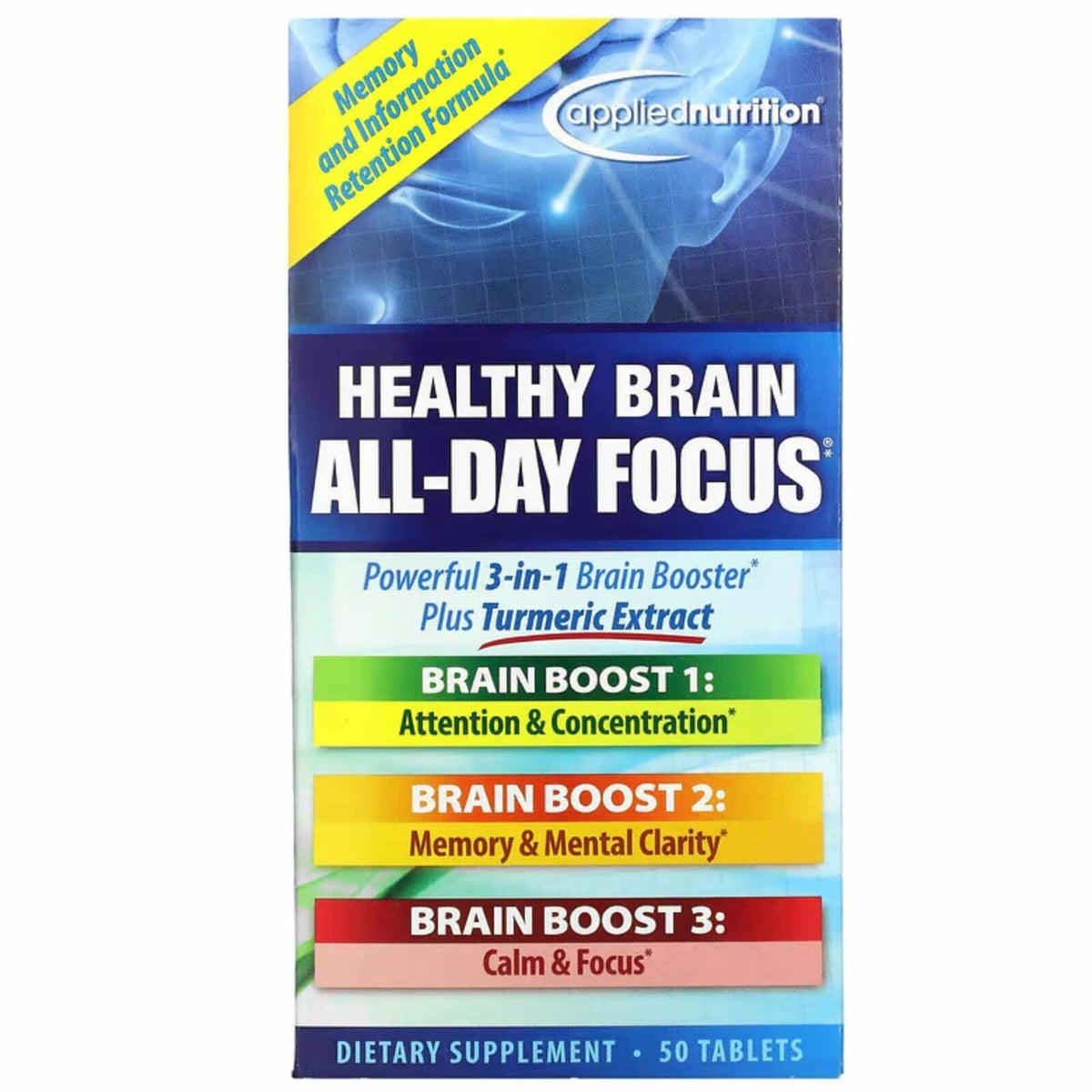 Lumintrail Nutrition Healthy Brain All Day Focus Turmeric Supplement - image 2