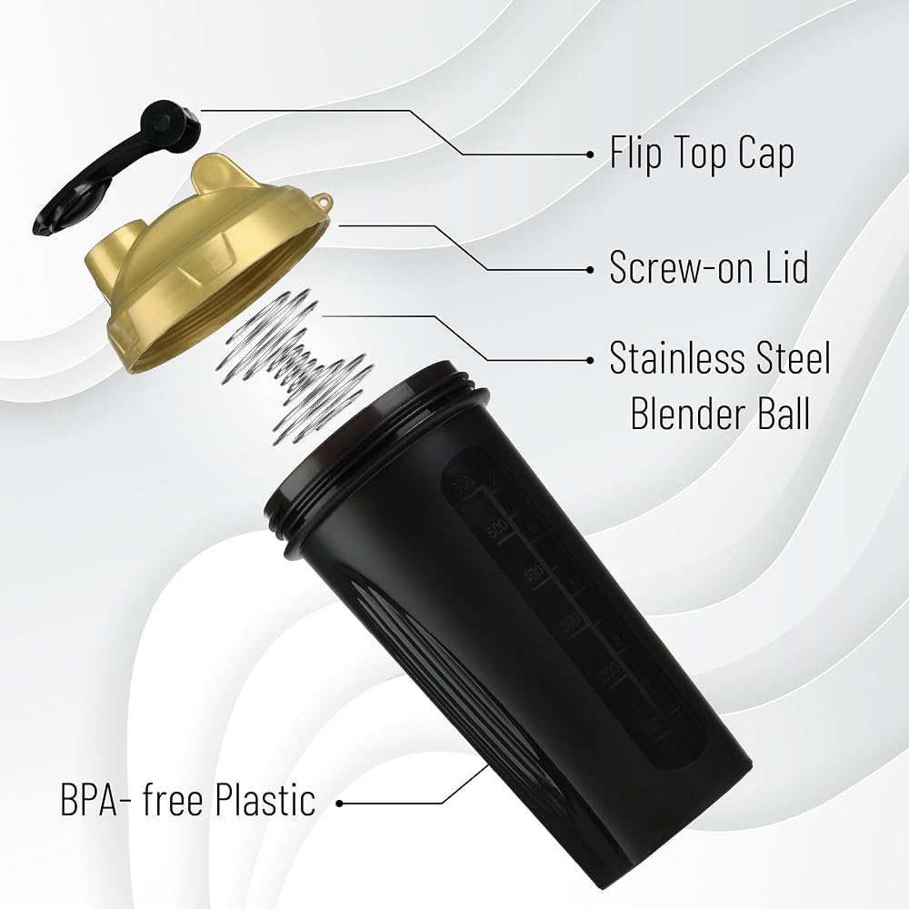 Mr. Pen- Shaker Bottles for Protein Mixes, 28 oz