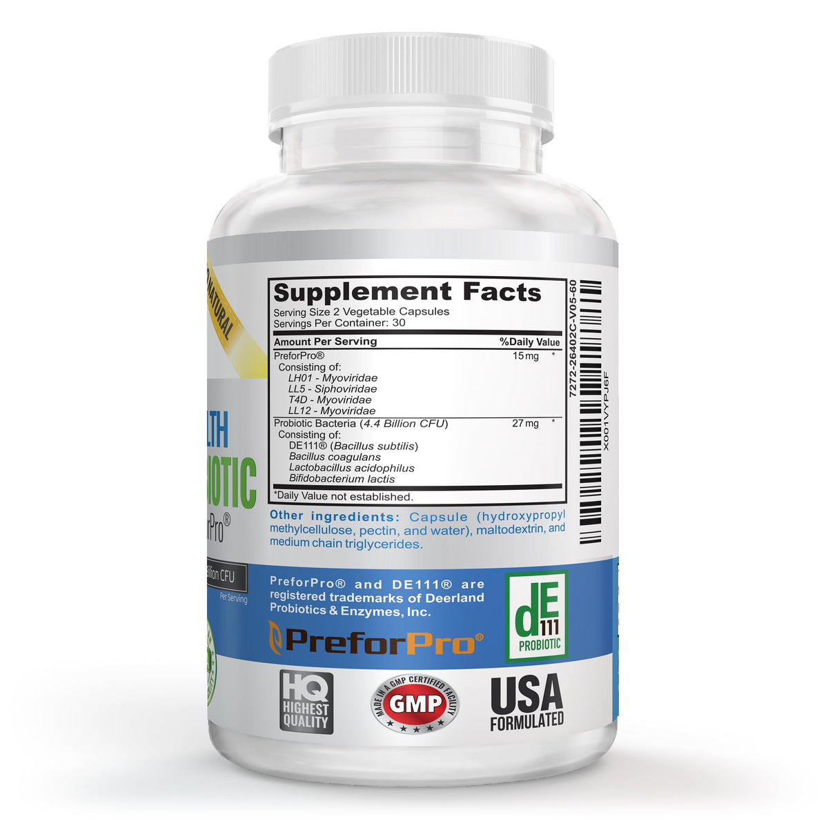 Vitalité Now! Probiotic plus Prebiotic 4.4 Bn CFU Bacillus Subtilis - image 3