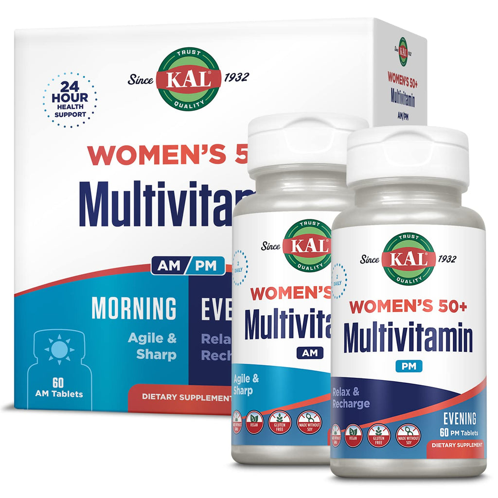 KAL Plus 2-in-1 Multivitamin for Women 50+ - 120 Tablets