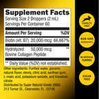 Super Natural Goods Liquid Biotin & Collagen 70,000mcg Hair Growth Vitamin - 4oz - image 6