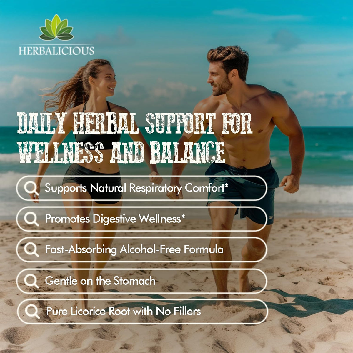 HERBALICIOUS Licorice Root Glycyrrhiza Glabra - Organic Herbal