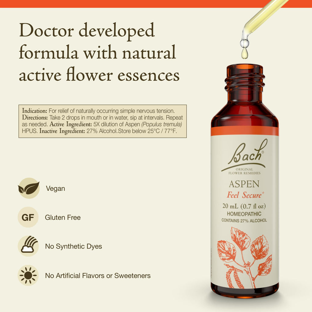 Bach Original Flower Remedies - Natural Homeopathic Flower Essence