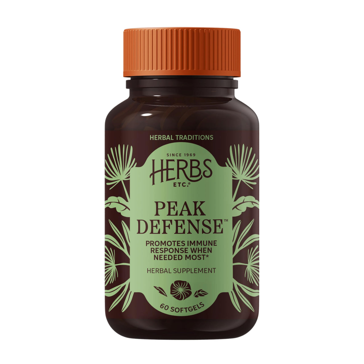 Herbs Etc. Peak Defense Softgels Immune Response - 60 Softgels