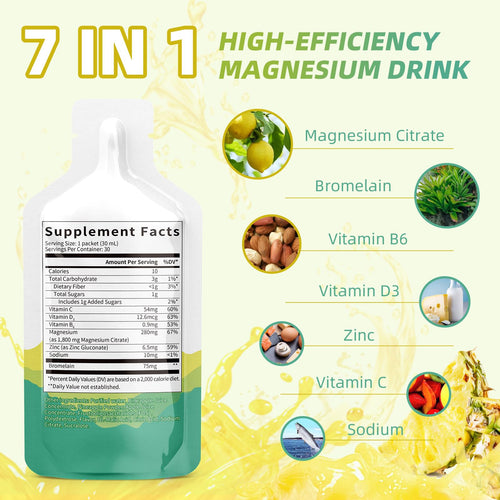 Catfit Magnesium Citrate Liquid - 10 Packets - image 2