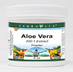 Terravita Aloe Vera 200:1 Extract Powder - 4 oz