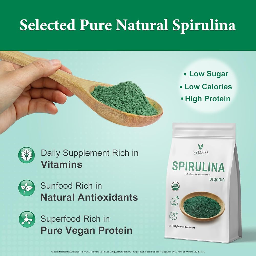 VELOTO Spirulina Powder
