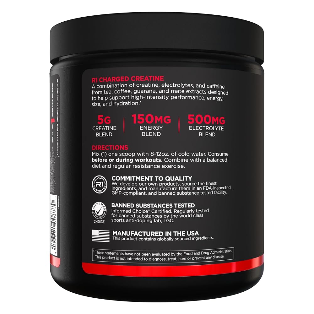 Rule 1 Charged Creatine - Multi-Function Workout Supplement