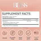 BLYSS Nutrition Magnesium Bisglycinate 200mg Capsules for Sleep & Mood - image 6