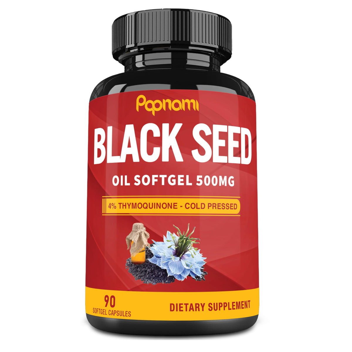 Papnami Premium Black Seed Oil Softgel - 90 Softgels