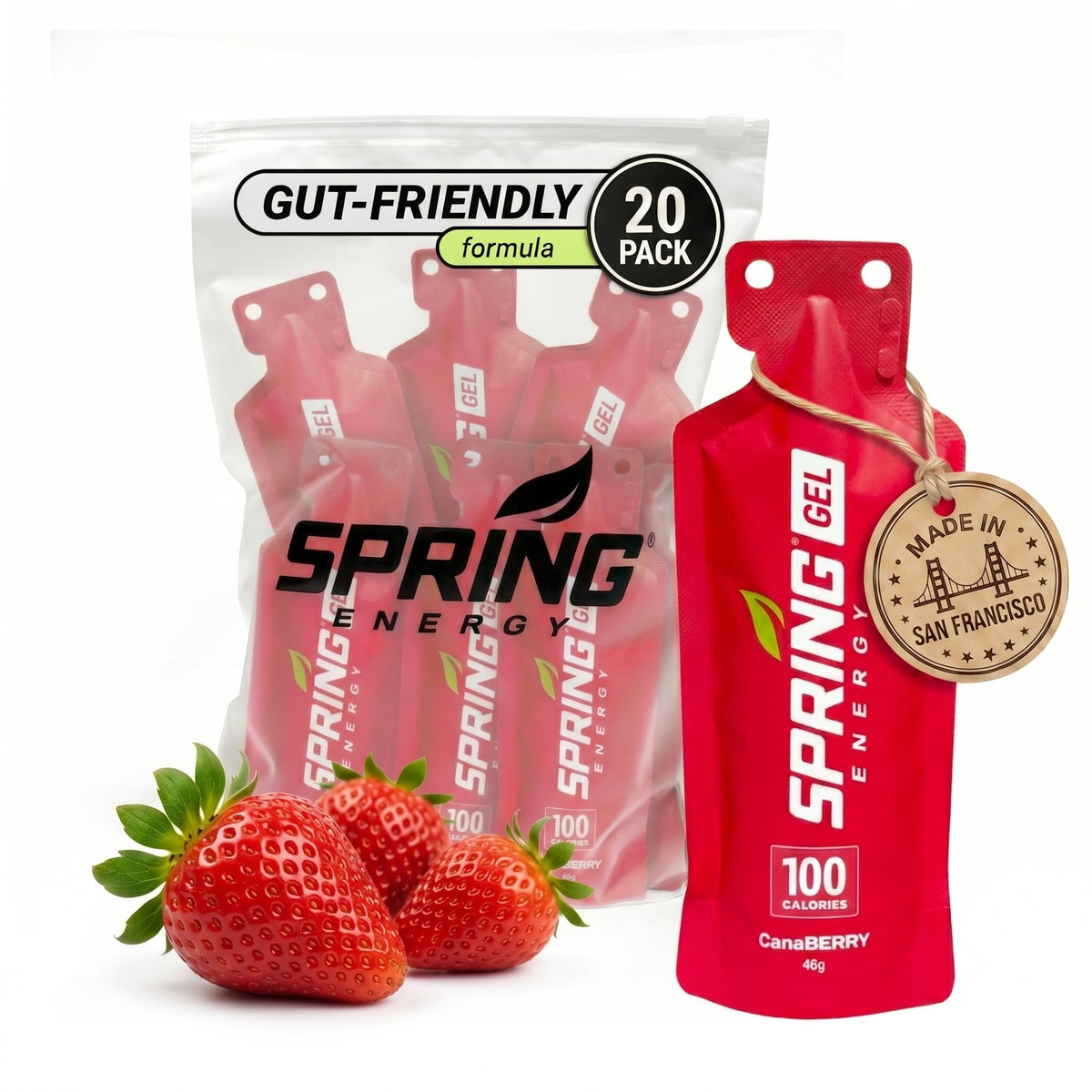 SPRING Energy Real Food Energy Gel - Wholesome