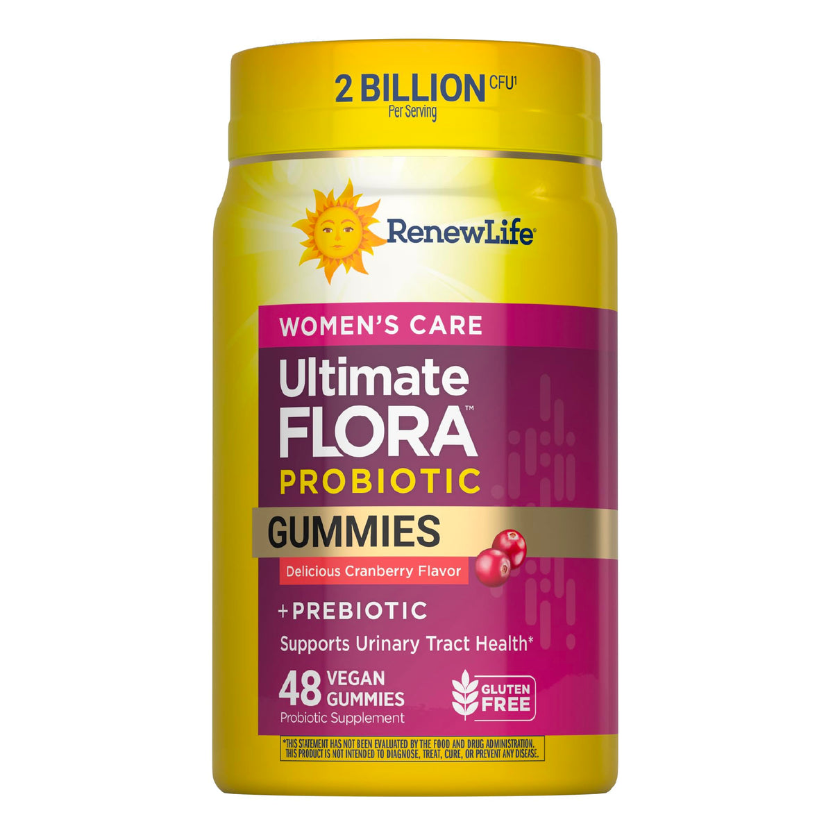 Renew Life Women's Probiotic Gummies 2 Billion CFU - 48 Count