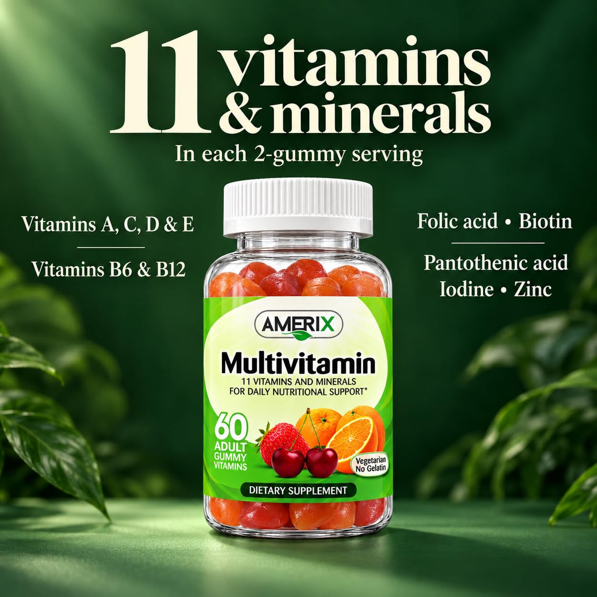 AMERIX Adult Multivitamin Gummies - 60 Count - image 8