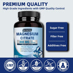 DRFOSTER Magnesium Citrate 400mg - 120 Vegan Capsules - image 7