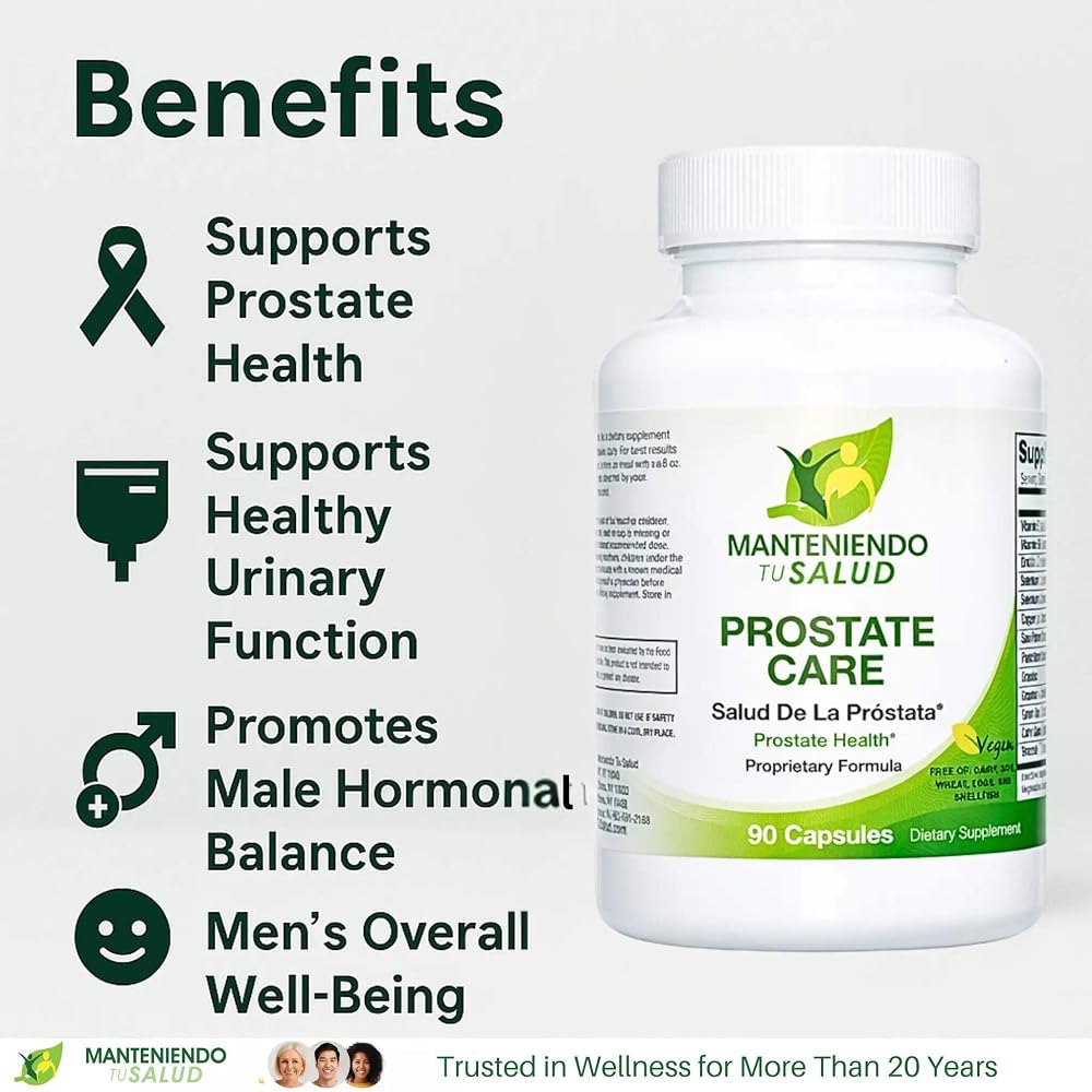 Manteniendo Tu Salud Prostate Care with Saw Palmetto - 60 Capsules - image 3