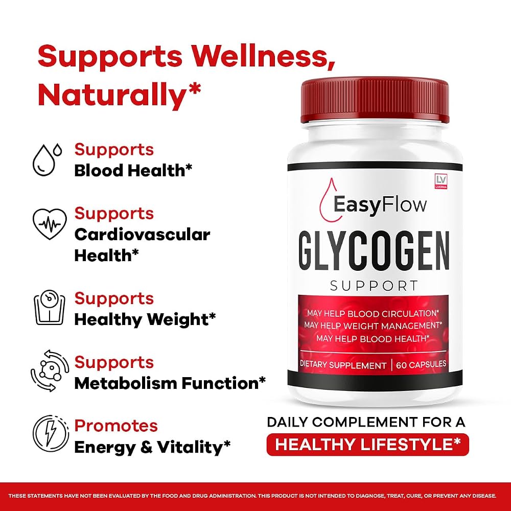 LIVORKA Easy Flow Glycogen Support - 300 Capsules - image 3
