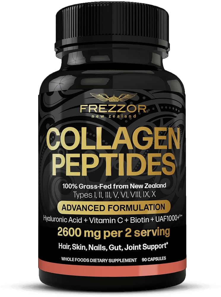 FREZZOR Collagen Peptides with UAF1000+ - 90 Capsules