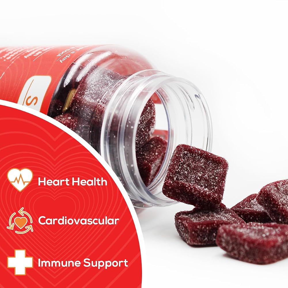 Safer Products Beets Gummies Heart & Cardiovascular Support - 120 Count - image 2