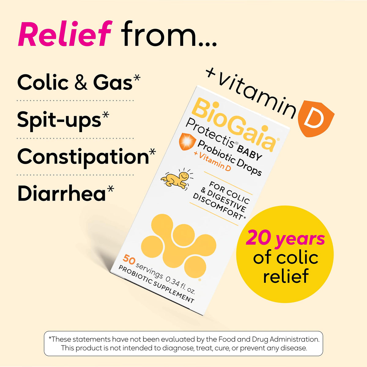 BioGaia Baby Probiotic Drops with Vitamin D - 10mL - image 3