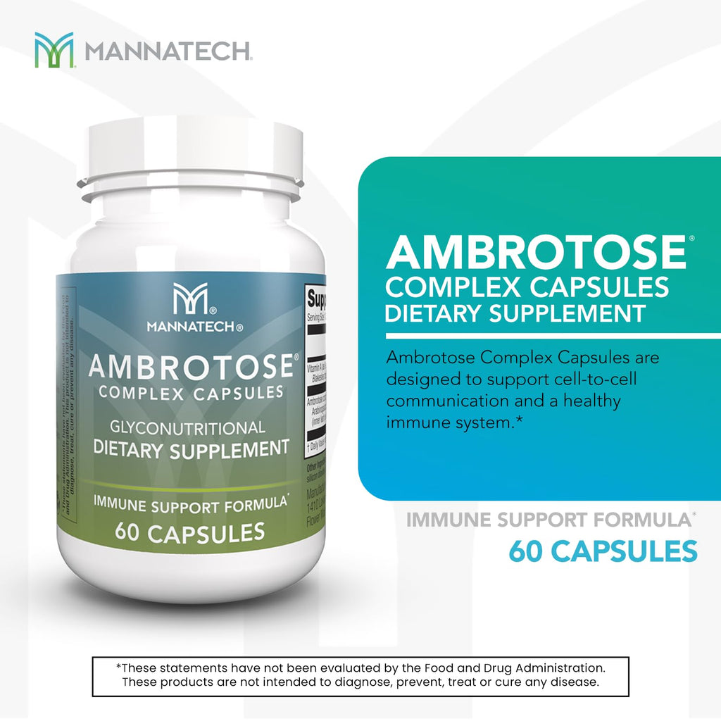 Mannatech Ambrotose Complex Immune Support - 60 Capsules - image 3