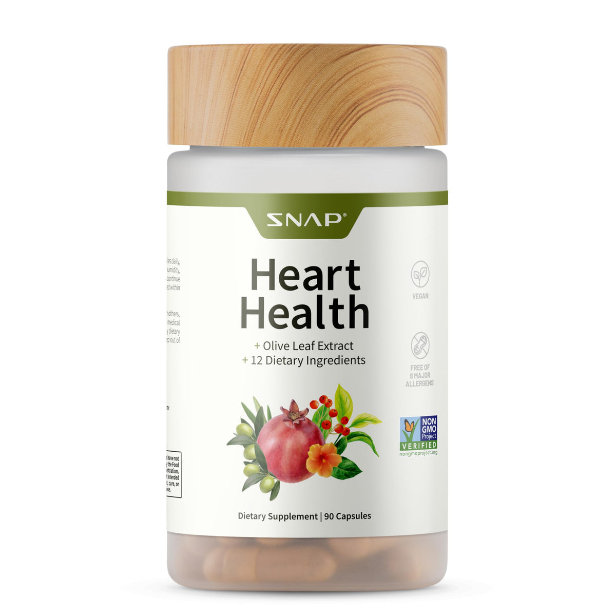 Snap Supplements Heart Health Support with Beets - 90 Capsules