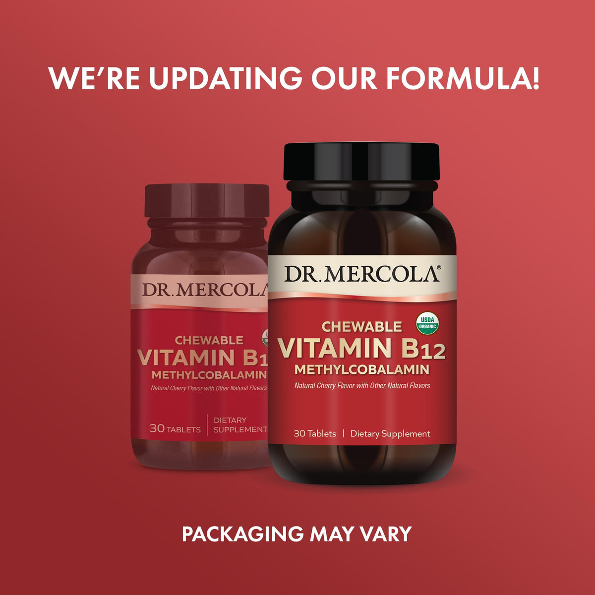 Dr. Mercola Organic Chewable Vitamin B12 Methylcobalamin - 30 Tablets - image 3
