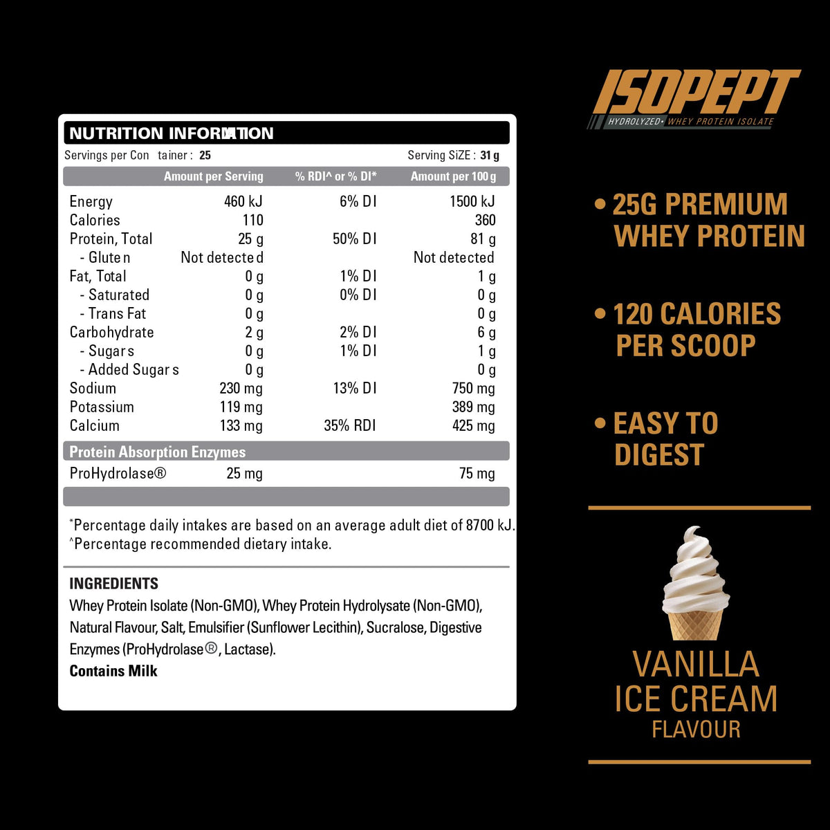 EHP Labs IsoPept Hydrolyzed Parent