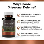 Perennial Sneezonal Defense Allergy Relief Formula - 120 Vegetarian Capsules - image 7
