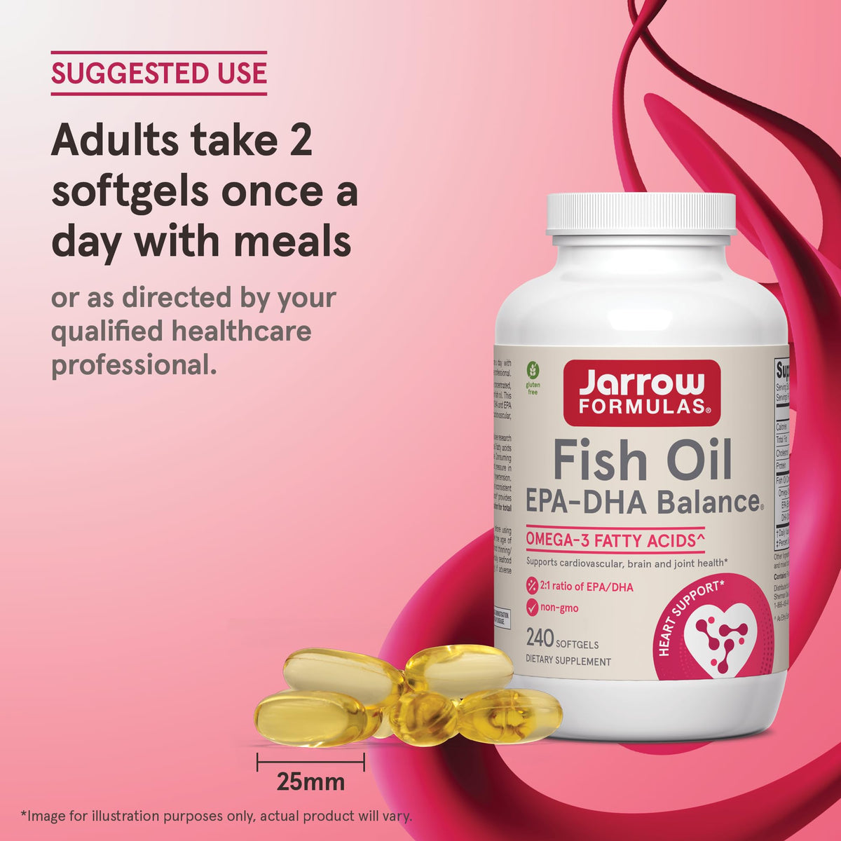 Jarrow Formulas EPA-DHA Balance Omega-3 1200 mg - 240 Softgels - image 7