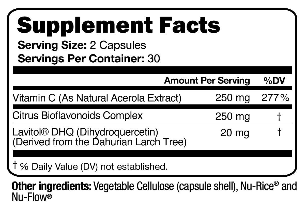Script Essentials Whole Food Vitamin C Acerola Cherry - 60 Capsules - image 4