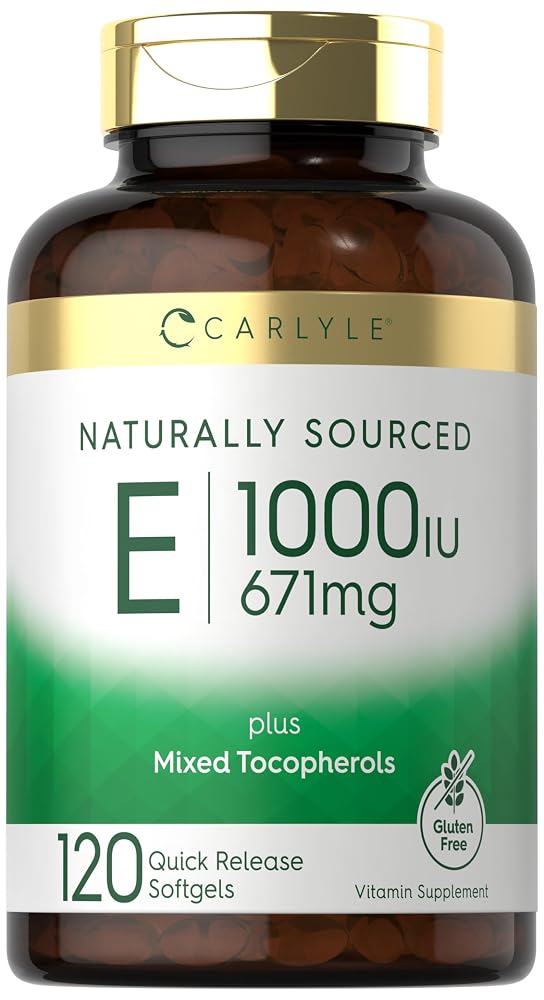 Carlyle Vitamin E 1000 IU with Mixed Tocopherols - 120 Softgels
