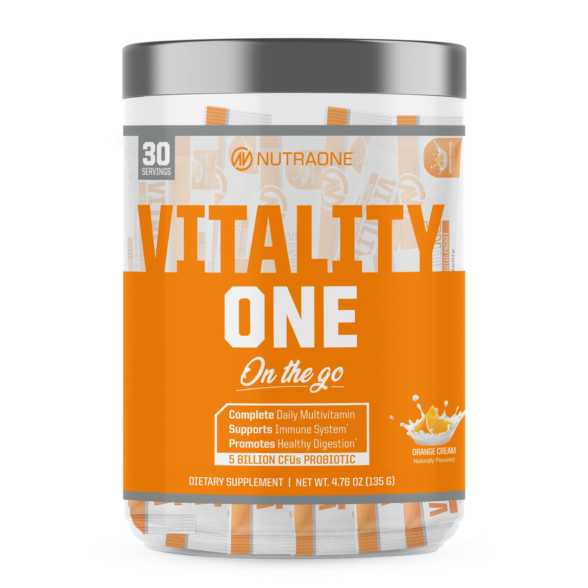 NutraOne VitalityOne On The Go Multivitamin with Probiotics - 30 Packets