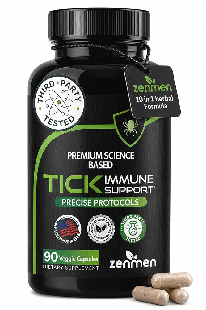 Zenmen Tick Immune Support Supplement - 90 Capsules