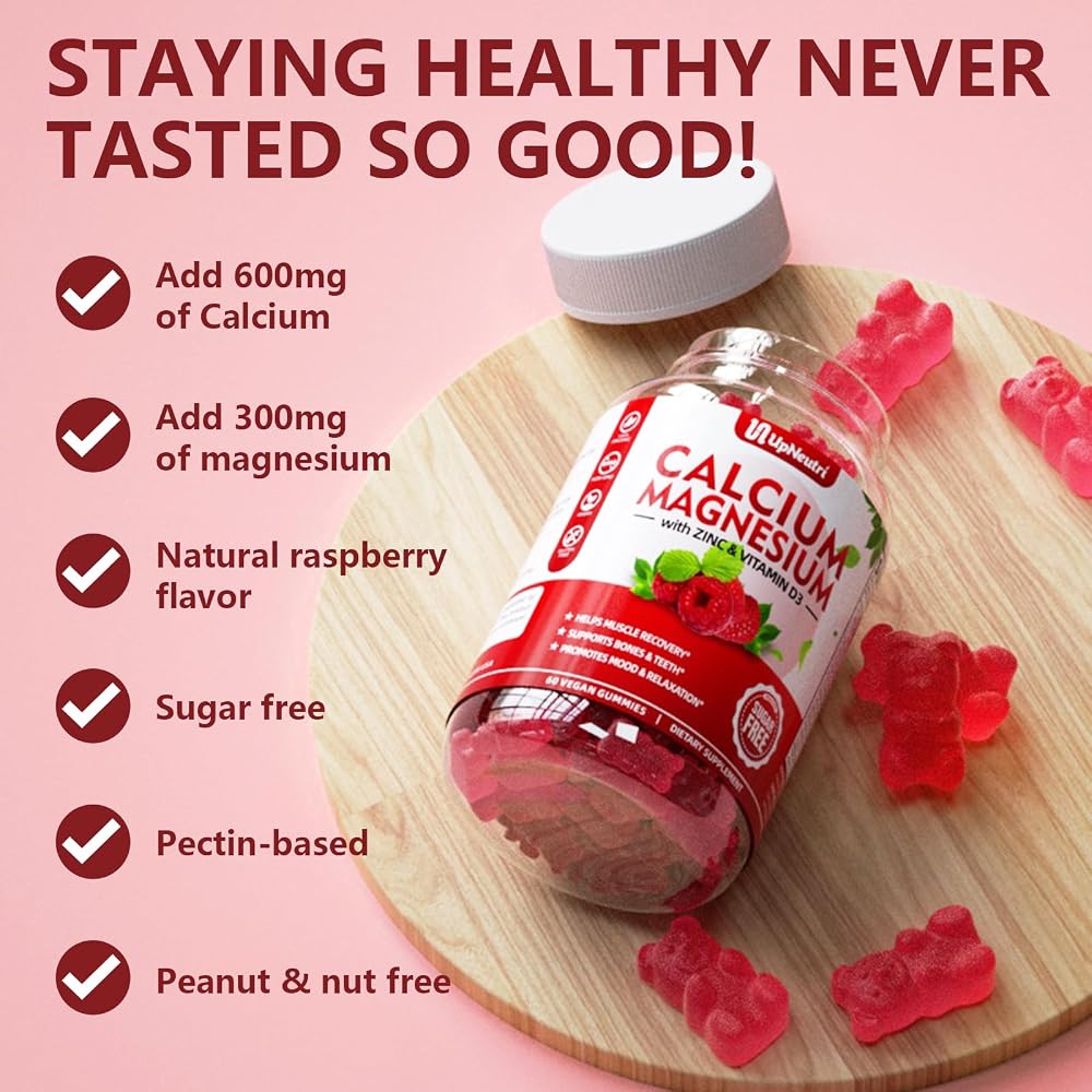 UPNEUTRI Calcium Magnesium Zinc Vitamin D3 Gummies - 60 Count - image 4
