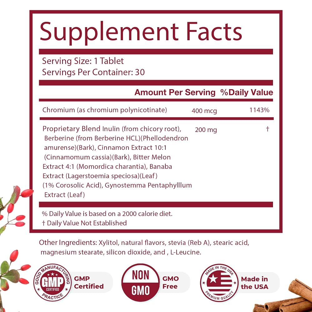 Nature’s NutriWave Nature's NutriWave GlycoFree Berberine Blend - 90 Tablets - image 3