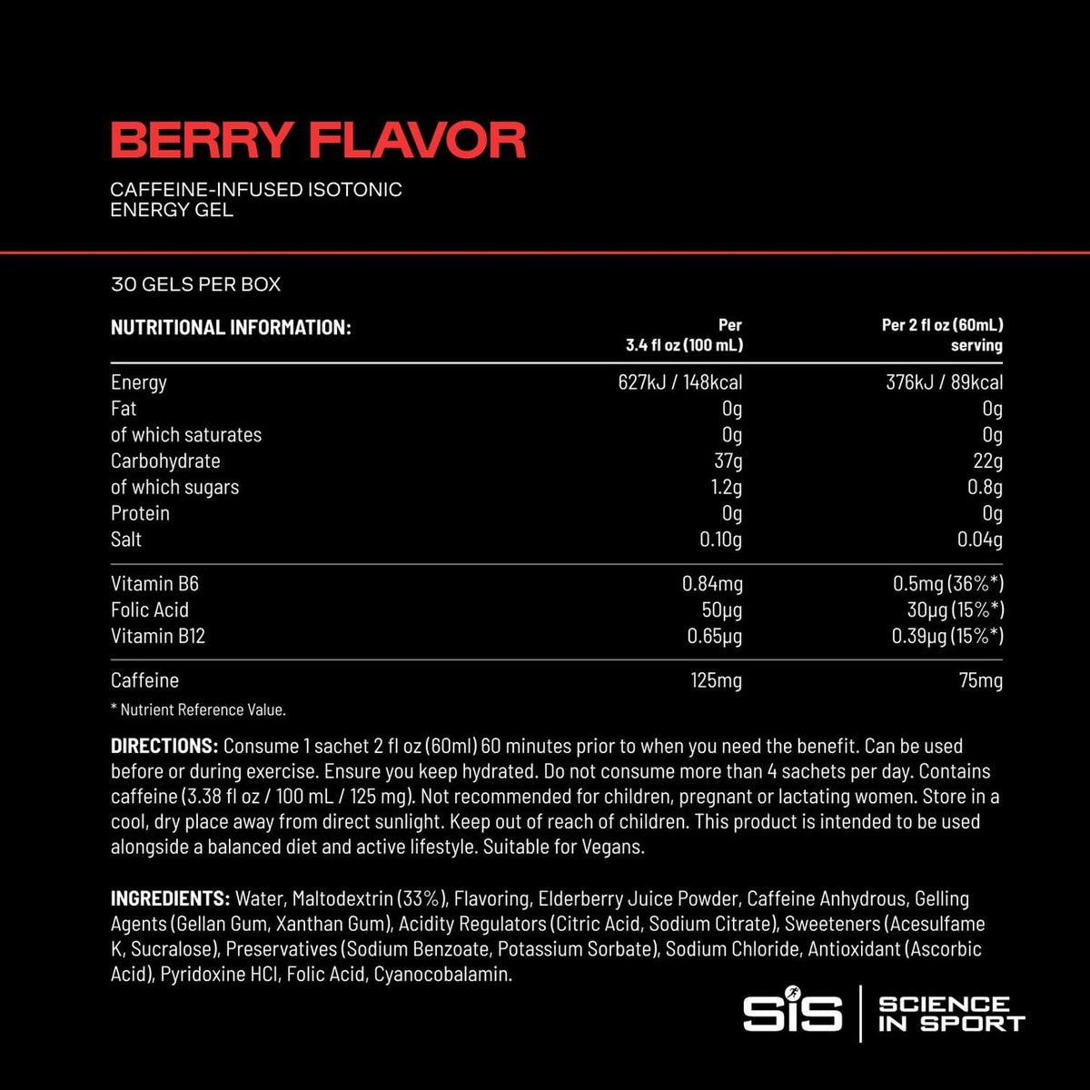 Science in Sport Energy Gel Pack